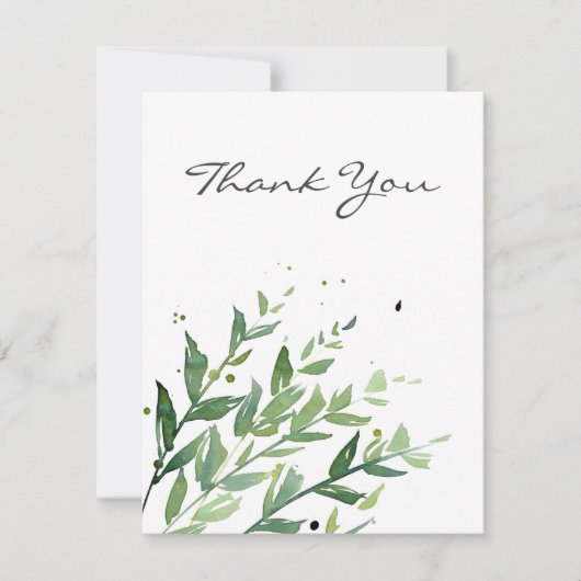 "Schwung 2" Dankeskarte (Vorderseite)