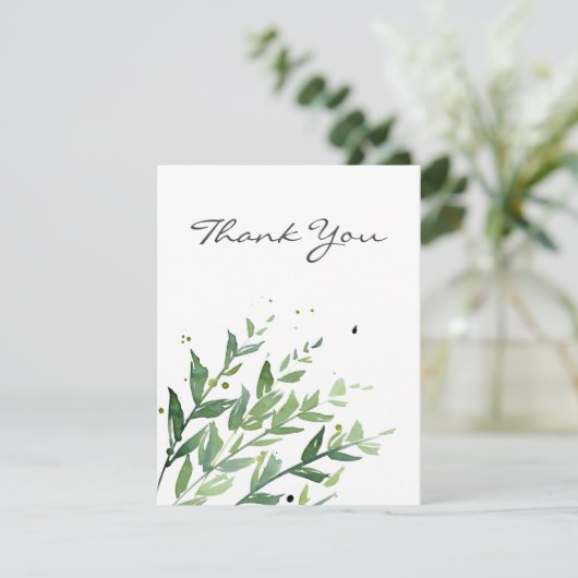 "Schwung 2" Dankeskarte (Stehend Vorderseite)