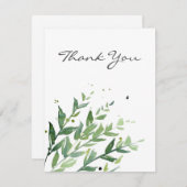 "Schwung 2" Dankeskarte (Vorne/Hinten)