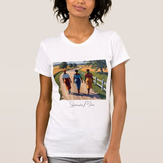 Schwung in der Stimmung T-Shirt (Vorderseite)