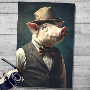 Schwung in Gentleman's Clothing 2 Decoupage Paper Seidenpapier