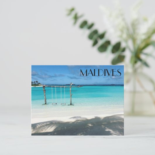 Schwung Postkarte (Stehend Vorderseite)