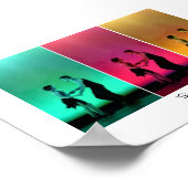 Schwungfarben Poster (Ecke)