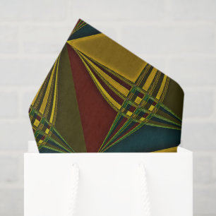 "Schwungvoll und Bunt" Tissue-Papier Seidenpapier
