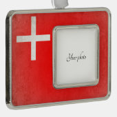 Schwyz Rahmen-Ornament Silber (Rechts)
