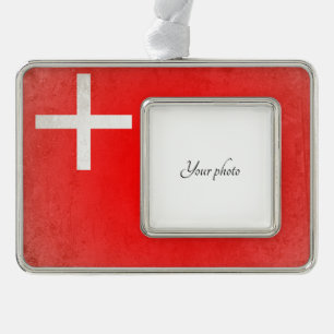 Schwyz Rahmen-Ornament Silber
