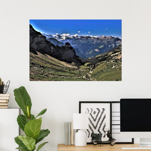 Schynige Platte Poster (Heimbüro)