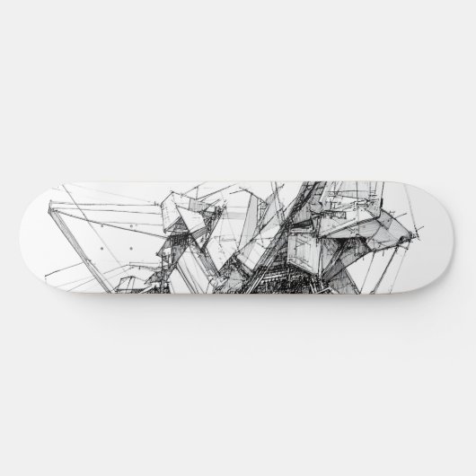 Sci-Fi Abstrakt Skateboard (Horizontal)