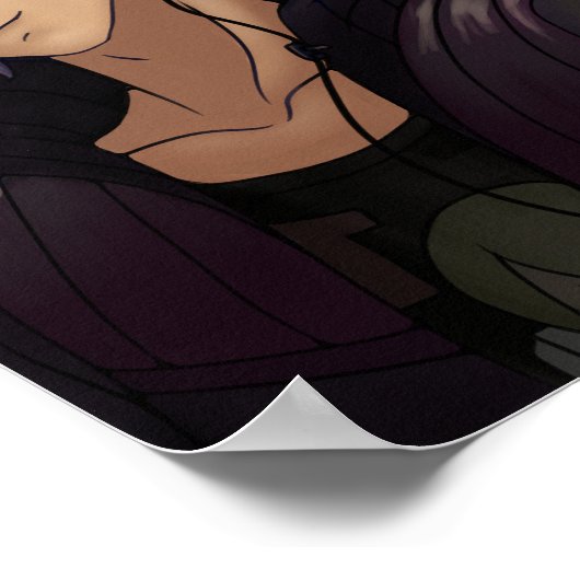 Sci Fi Anime Friends Poster (Ecke)