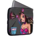 Sci Fi Anime Girl Nikki Laptopschutzhülle (Vorne Rechts)