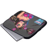 Sci Fi Anime Girl Nikki Laptopschutzhülle (Vorne Knopf)