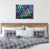Sci-Fi Armor 2 Wrapped Canvas Leinwanddruck (Insitu (Schlafzimmer))