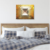 Sci-Fi Art 1 Wrapped Canvas Leinwanddruck (Insitu (Schlafzimmer))