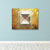 Sci-Fi Art 1 Wrapped Canvas Leinwanddruck (Insitu (Holzboden))