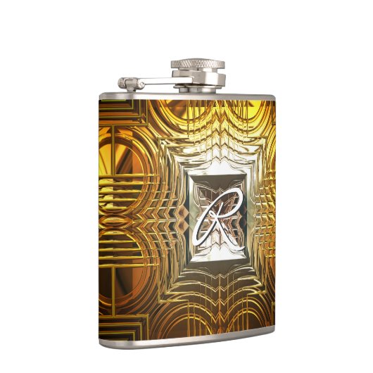 Sci-Fi Art 1 Wrapped Flask Flachmann (Rechts)