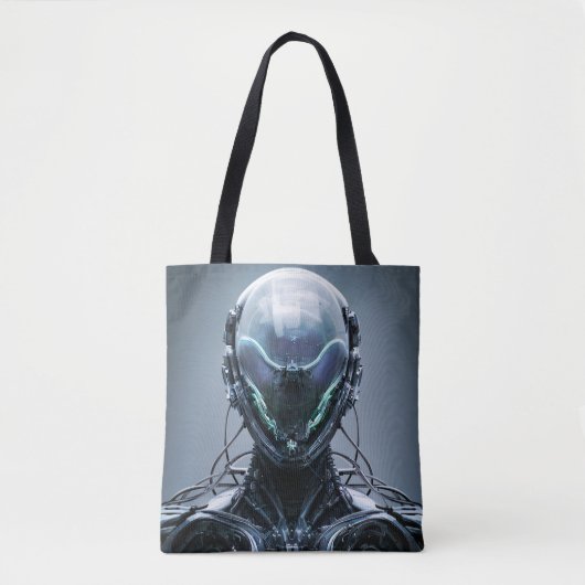 Sci fi Assassin Cyberpunk Hunter Droid Tasche (Vorderseite)