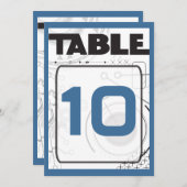 SCI-FI Bar Bat Mitzvah Tischkarte Einladung (Vorne/Hinten)