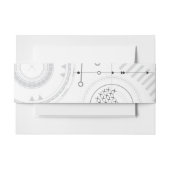 SCI-FI Bat Mitzvah Belly Wrap Band (Vorderseite Beispiel)