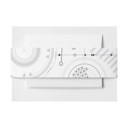 SCI-FI Bat Mitzvah Belly Wrap Band (Vorderseite Beispiel)