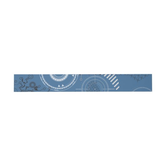 SCI-FI Bat Mitzvah Belly Wrap Band (Flach)