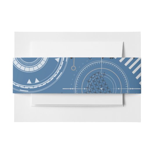 SCI-FI Bat Mitzvah Belly Wrap Band (Vorderseite Beispiel)