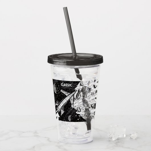 SCI-FI Classic Acrylic Tumbler Acryltrinkbecher (Vorderseite Ice)