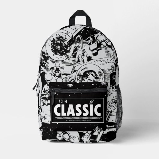 SCI-FI Classic Backpack Bedruckter Rucksack (Vorderseite)