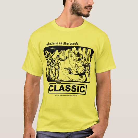 SCI-FI Classic Graphic T - Shirt der 60er Jahre (Vorderseite)