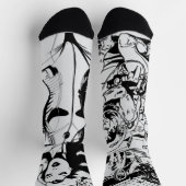 SCI-FI Classic Lite Graue Socken (Oben)