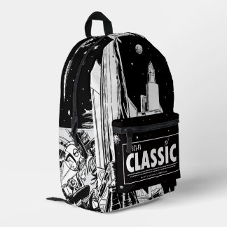SCI-FI Classic Retro Backpack Bedruckter Rucksack