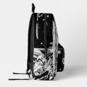 SCI-FI Classic Retro Backpack Bedruckter Rucksack (Links)