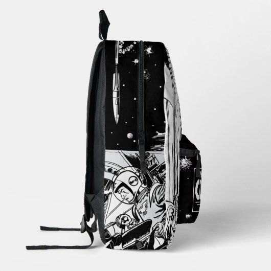 SCI-FI Classic Retro Backpack  Bedruckter Rucksack (Links)