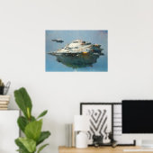 Sci-fi Collection: John Berkey-Hommage Poster (Heimbüro)