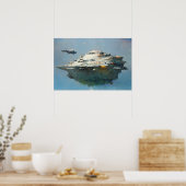 Sci-fi Collection: John Berkey-Hommage Poster (Küche)