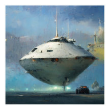 Sci-fi Collection: John Berkey-Hommage