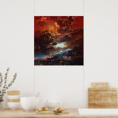 Sci-fi Collection: John Berkey-Hommage Poster (Küche)