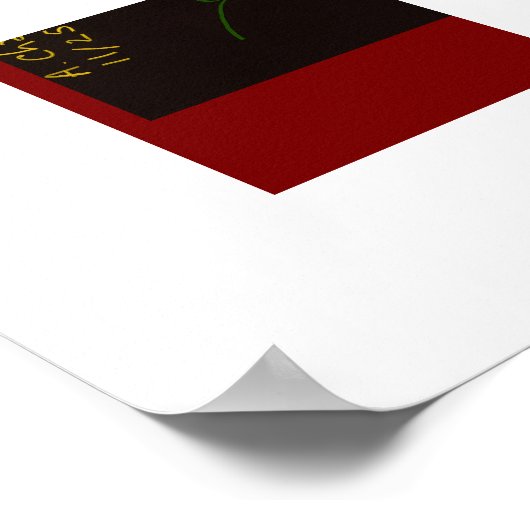 Sci-fi Creature Poster (Ecke)