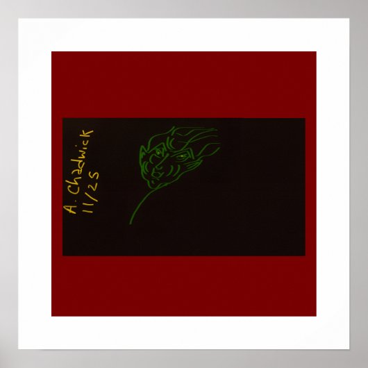 Sci-fi Creature Poster (Vorne)