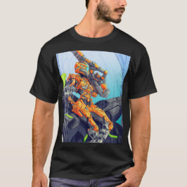 Sci-Fi Cyber Biker Trooper T-Shirt