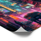 Sci-Fi Cyberpunk Art Design Poster (Ecke)