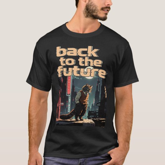 Sci-Fi-Cyberpunk-Illustration T-Shirt (Vorderseite)