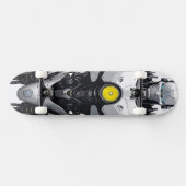 Sci-Fi Cyborg Android Mecha Comic Art Skateboard (Horizontal)