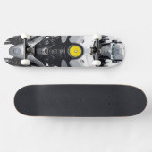 Sci-Fi Cyborg Android Mecha Comic Kunst Skateboard (Horizontal)