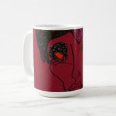 Sci-fi Demon Hunter Countess Kaffeetasse (Vorderseite Links)