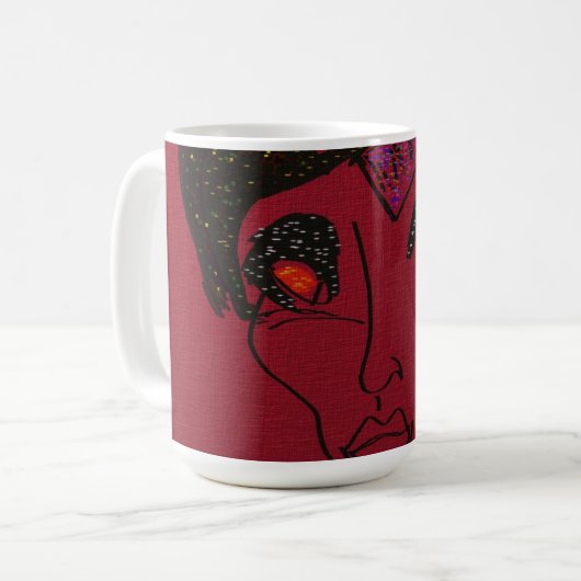 Sci-fi Demon Hunter Countess Kaffeetasse (Vorderseite Links)