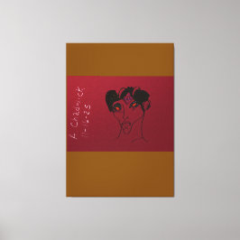 Sci-fi Demon Hunter Countess  Leinwanddruck