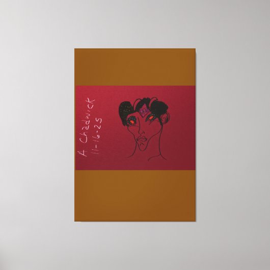 Sci-fi Demon Hunter Countess Leinwanddruck (Vorderseite)