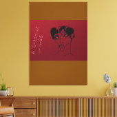 Sci-fi Demon Hunter Countess  Leinwanddruck (Insitu (Wohnzimmer))