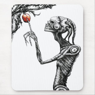 Sci FI dunkle Cyborg-Mäusematte Mousepad