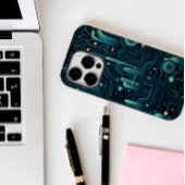 Sci-Fi Electronic Dark Pattern Case-Mate iPhone Hülle